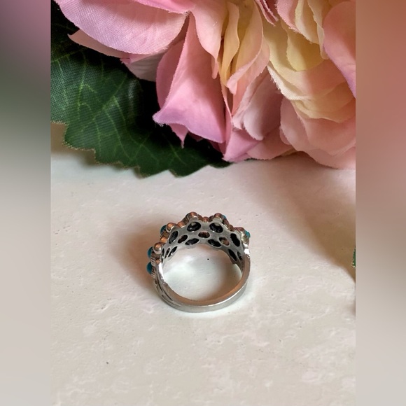 Vintage Park Lane Turquoise Ring - Picture 5 of 9